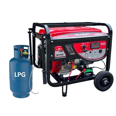 Dual Fuel Remote Start 5Kw 5Kva 5,5Kw Gass Bensin Generator
