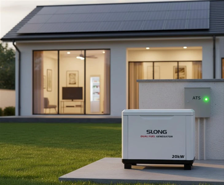 Silent LPG Generator 5-40kW Ultra Stille Dual Fuel Naturgass Klar Hjem Industrielt Backup Power System OEM Fabrikk